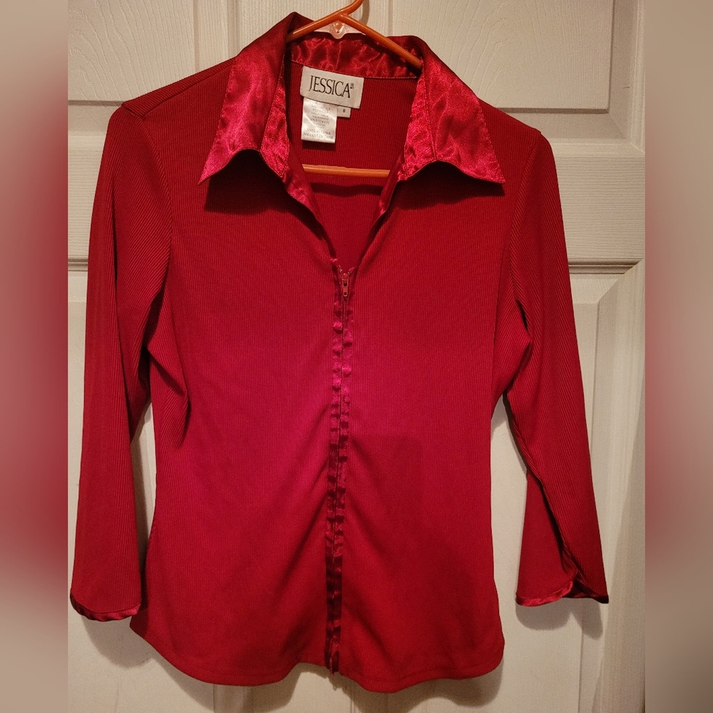 JESSICA BLOUSE ZIP UP